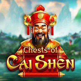 Chests of Cai Shen slot logo by Pragmatic Play at Wild Robin Casino