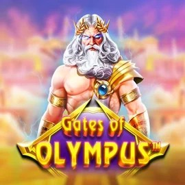 Gates of Olympus logo – Slots by Pragmatic Play at Wild Robin Casino
