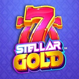 Stellar Gold logo by Snowborn Games at Wild Robin Casino